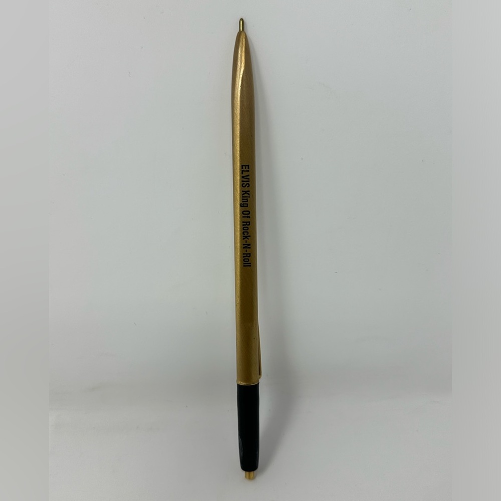 Vintage Elvis Presley Click Ballpoint Pen Long Live His Memory Very Rare! N1